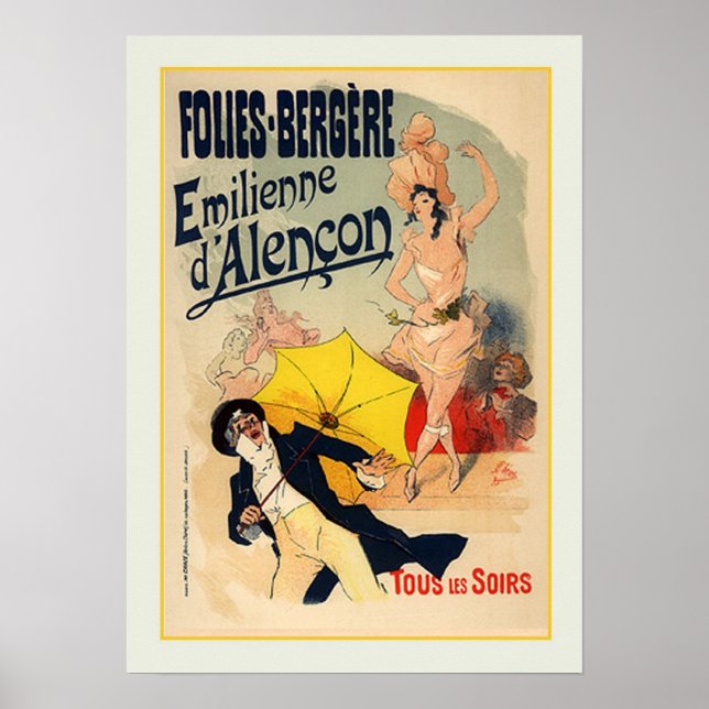 Poster Jules Chéret, publicité, 1890 (Devant)
