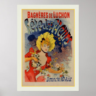 Poster Jules Chéret, publicité, 1890