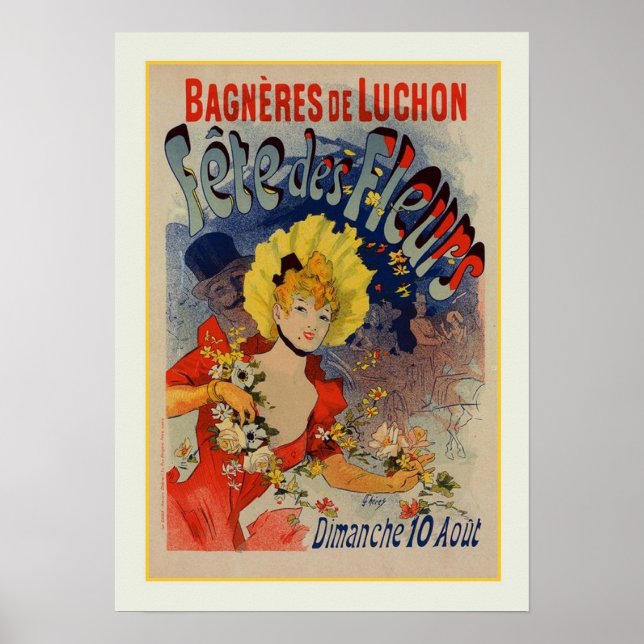 Poster Jules Chéret, publicité, 1890 (Devant)