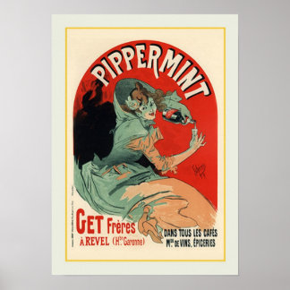 Poster Jules Chéret, publicité, 1890