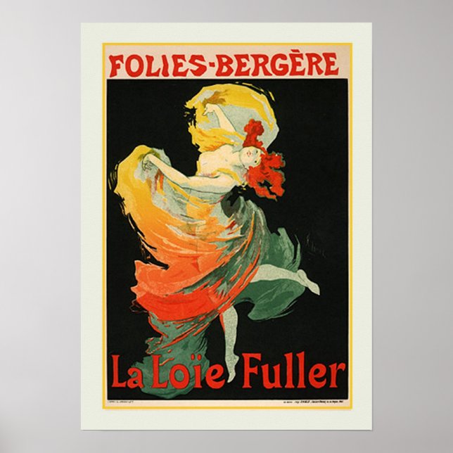 Poster Jules Chéret, publicité, 1893 (Devant)