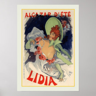 Poster Jules Chéret, publicité, 1895