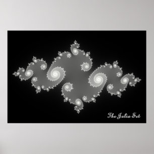 Poster Julia Set (Négatif)