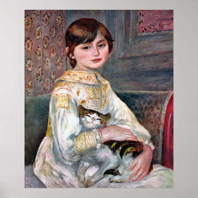 Poster Julie Manet (Enfant Avec Chat) Renoir (Devant)