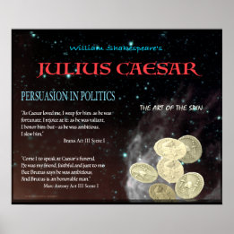 Poster Julius César Persuasion en politique