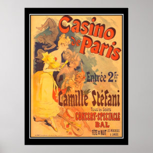 Poster Julus Cheret Casino De Paris Imprimer