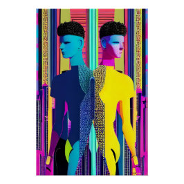 Poster Jumeaux de concentration