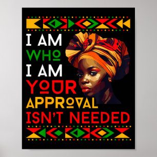 Poster Juneteenth reine noire africaine femmes noires noi