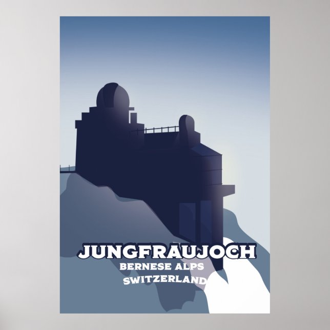 Poster Jungfraujoch, Jungfraujoch Alpes bernoises (Devant)