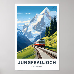 Poster Jungfraujoch Suisse Imprimer