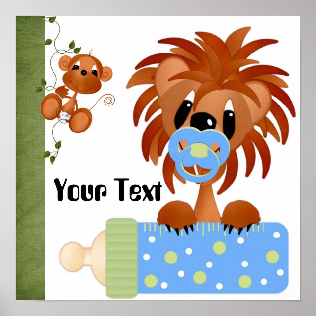 Poster Jungle Babies 2 Imprimer (Devant)