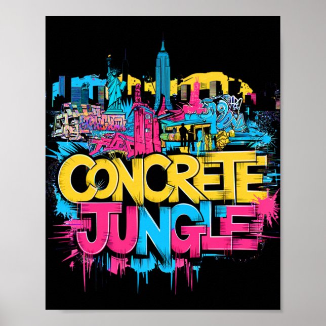 Poster Jungle de béton de New York (Devant)