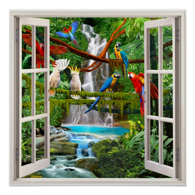 POSTER JUNGLE ENCHANTÉE (Devant)