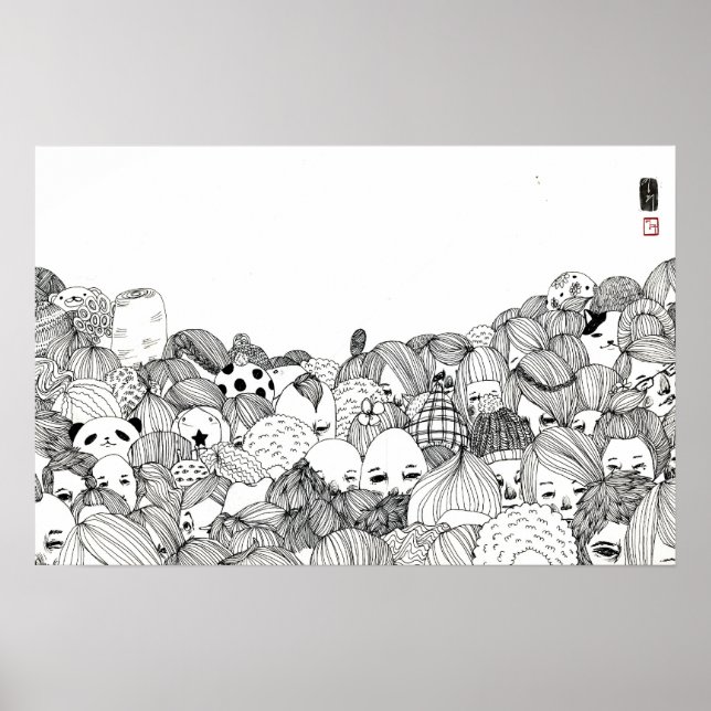 Poster Jungle humaine (Devant)