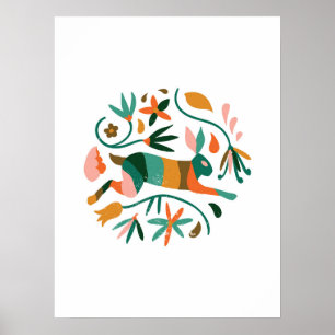 Poster Jungle rustique