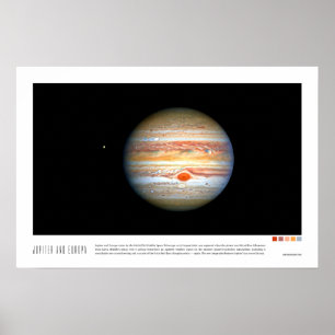 Poster Jupiter et Europa