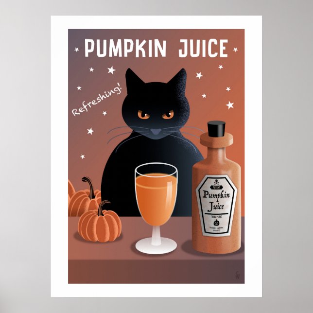 Poster Jus de citrouille (Devant)