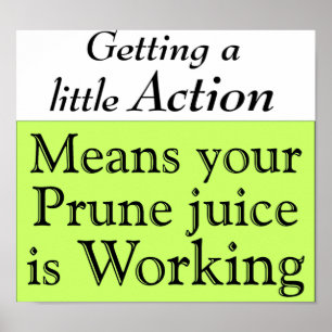 Poster Jus de pruneau
