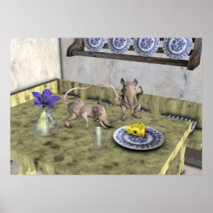 Poster Jus de souris d'éléphant