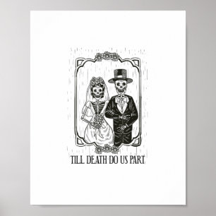 Poster Jusqu'à ce que la mort nous sépare Skeleton Mariag