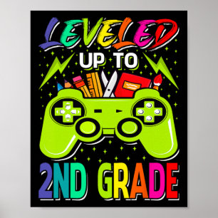 Poster Jusqu'À La 2E Année Joueur Retour À L'École Premiè