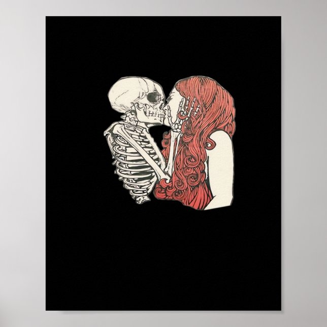 Poster Jusqu'à la mort faisons-nous partie de squelette A (Devant)