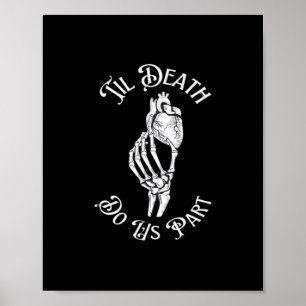 Poster Jusqu'à la mort Faisons-nous partie de squelette m