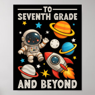 Poster Jusqu'à la septième année et au-delà Astronaute dr