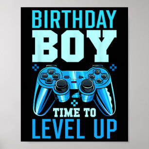 Poster Jusqu'à l'anniversaire Jeu de jumelage de garçons 