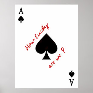 Poster Jusqu'à quel point sommes-nous chanceux - Trendy J