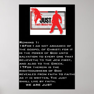 Poster "JUST"