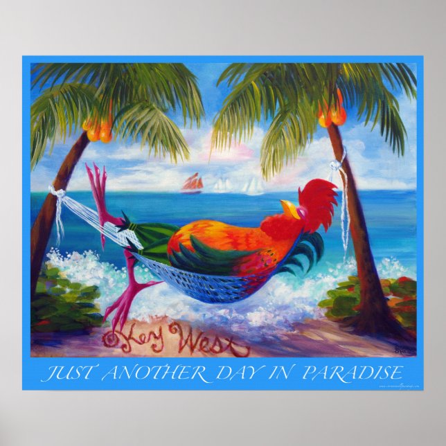 Poster Just Another Day à Paradise (Devant)