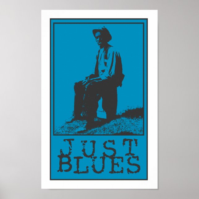 Poster Just Blues Bluesman (Devant)
