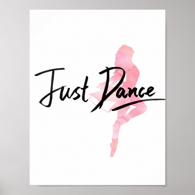 Poster Just Dance (Blanc) (Devant)