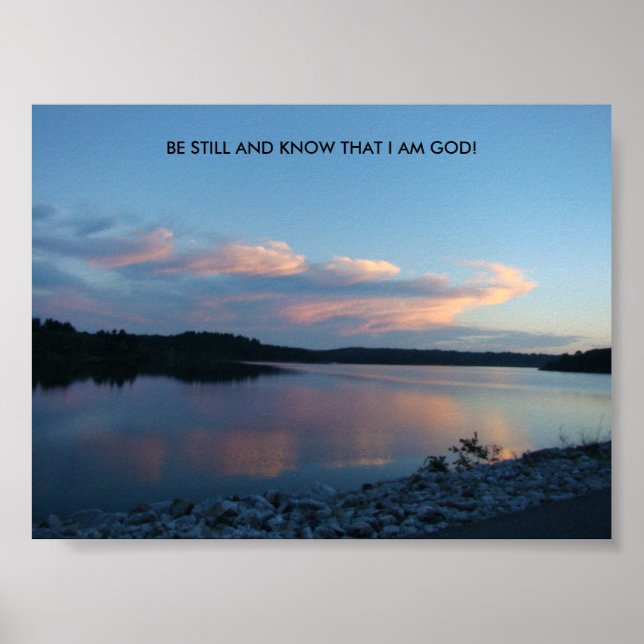Poster Juste Après Les Réflexions Du Soleil Sur Le Lac, B (Devant)