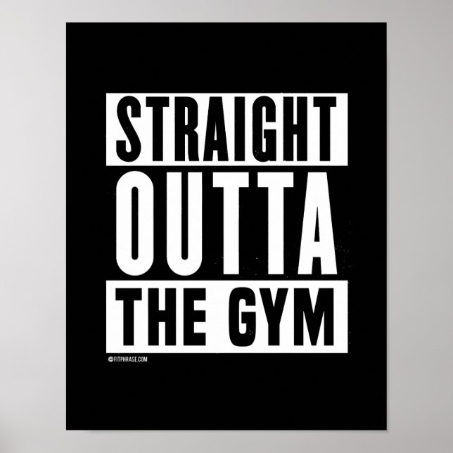Poster Juste En Dehors De La Salle De Sport - Fitness D'E (Devant)