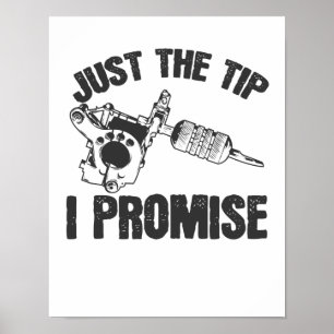 Poster Juste Le Conseil Je Promets Tattoo Tätowierung