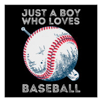 Juste un garçon qui aime le baseball