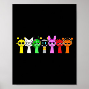 Poster Juste Un Garçon Qui Aime Sprunky Funny Sprunky Jeu