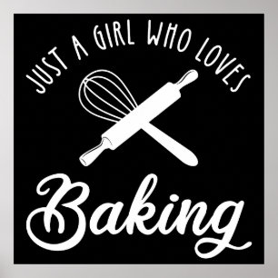 Poster Juste Une Fille Qui Aime Faire La Cuisine