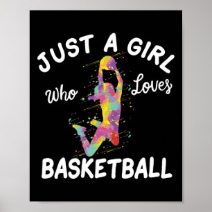 Poster Juste Une Fille Qui Aime La Fille De Basket