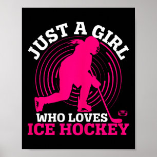 Poster Juste une fille qui aime les filles de hockey sur 