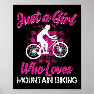 Poster Juste une fille qui aime les filles de VTT Enfants