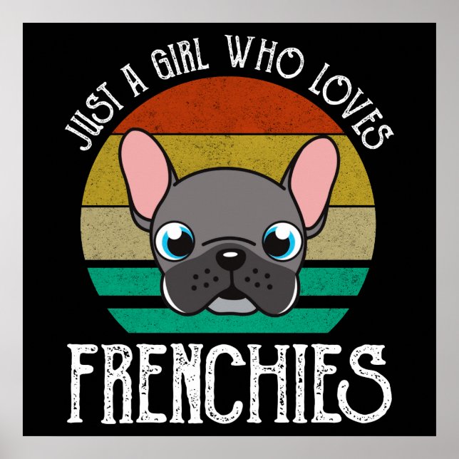 Poster Juste une fille qui aime les Français (Devant)