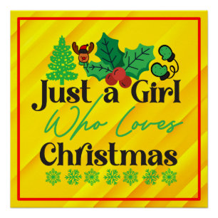 Poster Juste une fille qui aime Noël-42318
