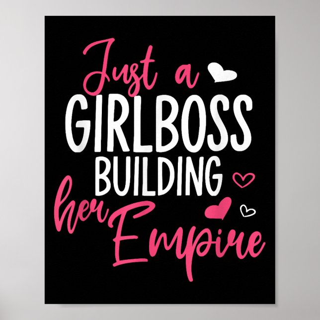 Poster Juste une patronne qui construit son empire femmes (Devant)