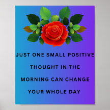 Juste une petite pensée positive le matin