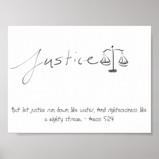 Poster Justice (affiche) (Devant)