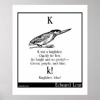 Poster K était un martin pêcheur