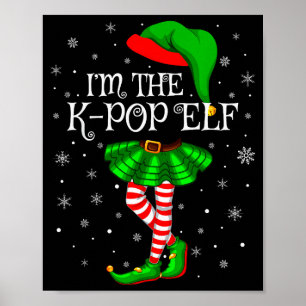 Poster K-pop Elf Noël Famille Groupe Femmes Filles Xmas